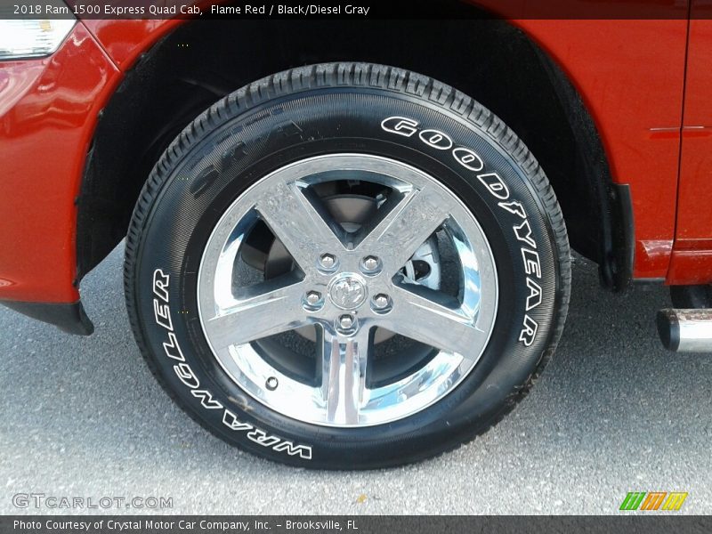 Flame Red / Black/Diesel Gray 2018 Ram 1500 Express Quad Cab
