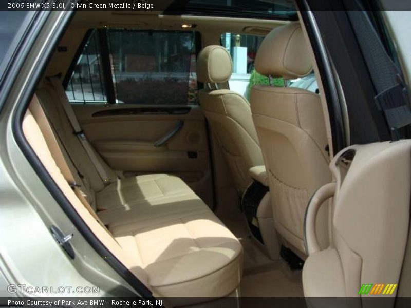 Olivin Green Metallic / Beige 2006 BMW X5 3.0i