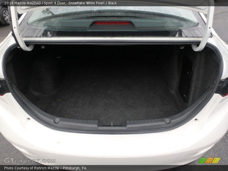 Snowflake White Pearl / Black 2014 Mazda MAZDA3 i Sport 4 Door