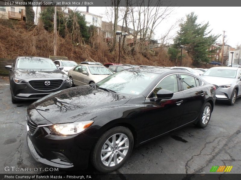 Jet Black Mica / Black 2017 Mazda Mazda6 Sport