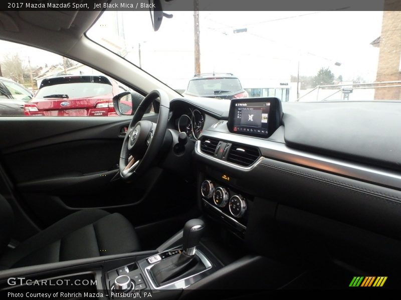 Jet Black Mica / Black 2017 Mazda Mazda6 Sport