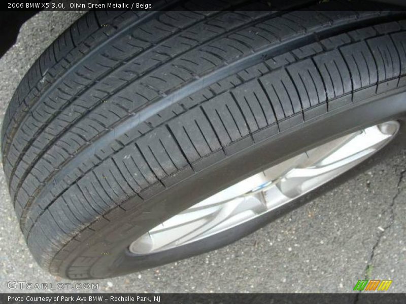Olivin Green Metallic / Beige 2006 BMW X5 3.0i