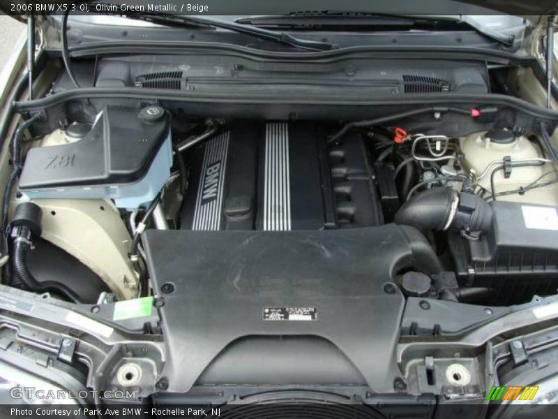 Olivin Green Metallic / Beige 2006 BMW X5 3.0i