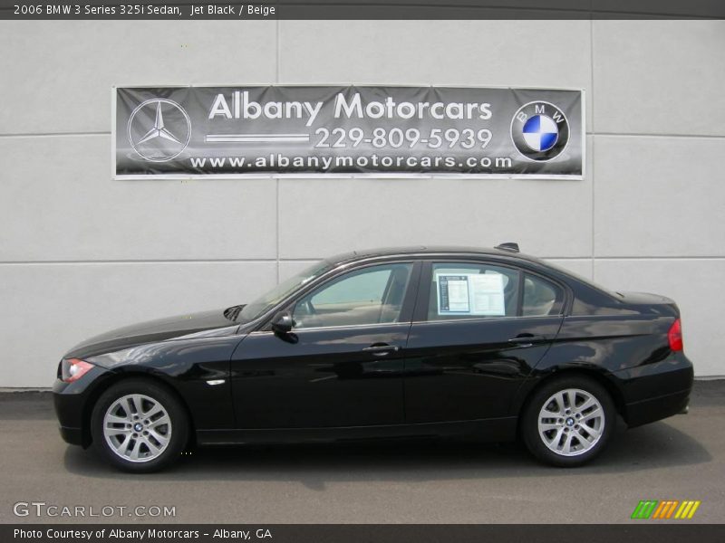 Jet Black / Beige 2006 BMW 3 Series 325i Sedan