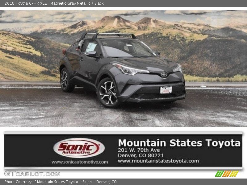 Magnetic Gray Metallic / Black 2018 Toyota C-HR XLE