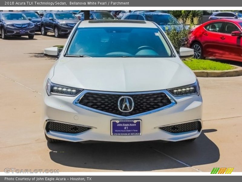 Bellanova White Pearl / Parchment 2018 Acura TLX Technology Sedan