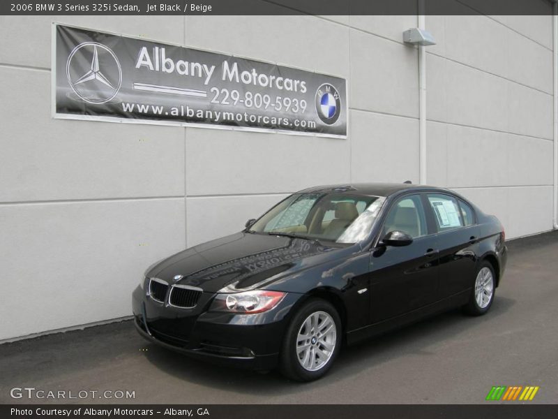 Jet Black / Beige 2006 BMW 3 Series 325i Sedan