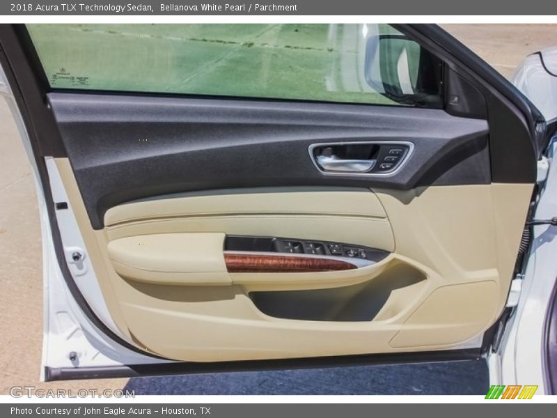 Bellanova White Pearl / Parchment 2018 Acura TLX Technology Sedan