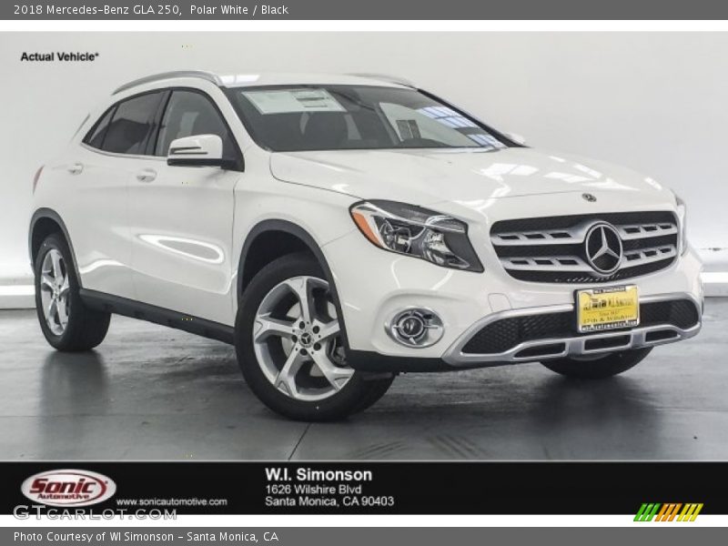 Polar White / Black 2018 Mercedes-Benz GLA 250