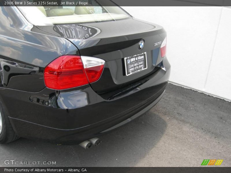 Jet Black / Beige 2006 BMW 3 Series 325i Sedan