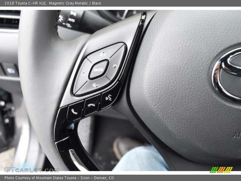 Magnetic Gray Metallic / Black 2018 Toyota C-HR XLE