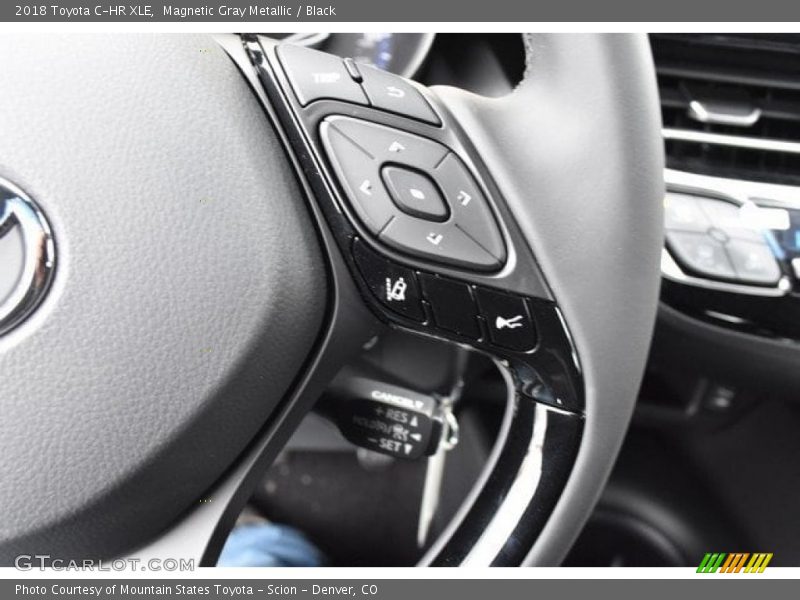Magnetic Gray Metallic / Black 2018 Toyota C-HR XLE