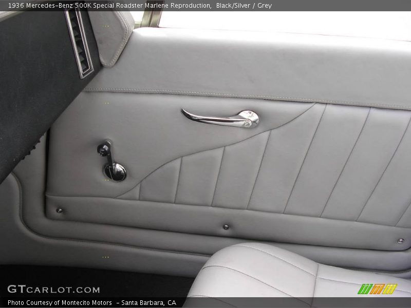 Black/Silver / Grey 1936 Mercedes-Benz 500K Special Roadster Marlene Reproduction