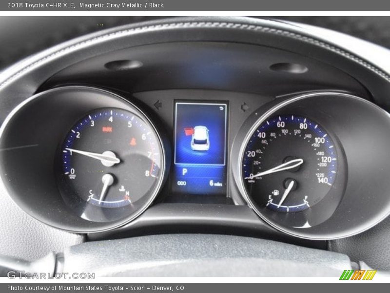 Magnetic Gray Metallic / Black 2018 Toyota C-HR XLE