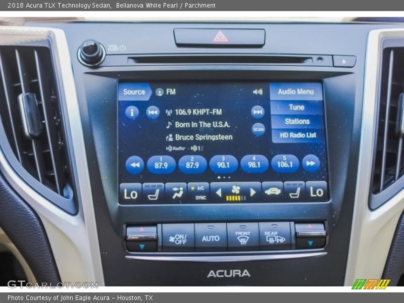 Bellanova White Pearl / Parchment 2018 Acura TLX Technology Sedan