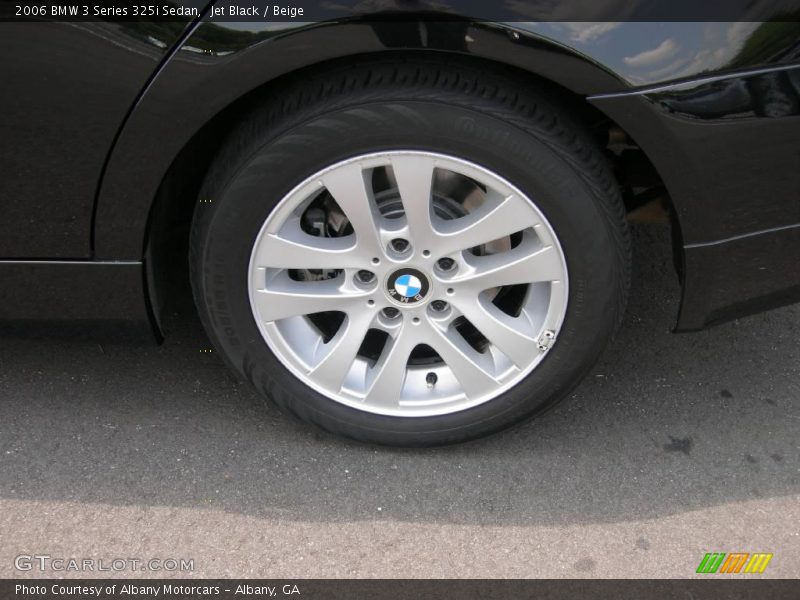 Jet Black / Beige 2006 BMW 3 Series 325i Sedan