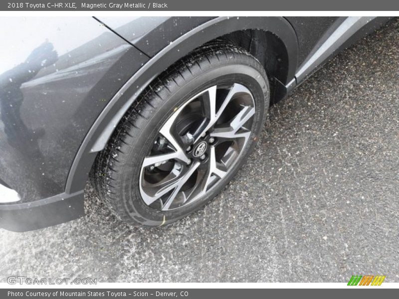 Magnetic Gray Metallic / Black 2018 Toyota C-HR XLE