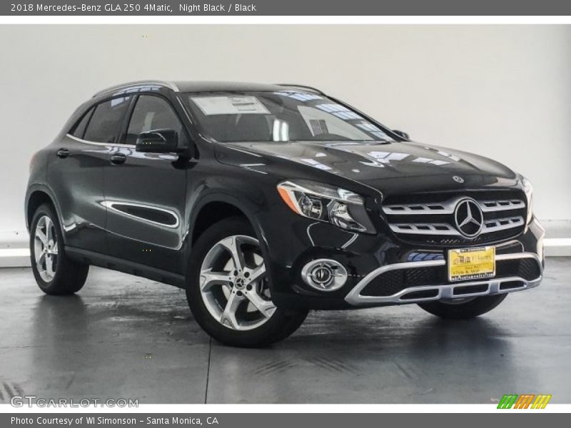Night Black / Black 2018 Mercedes-Benz GLA 250 4Matic