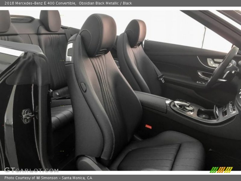 Obsidian Black Metallic / Black 2018 Mercedes-Benz E 400 Convertible