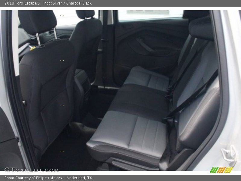 Ingot Silver / Charcoal Black 2018 Ford Escape S
