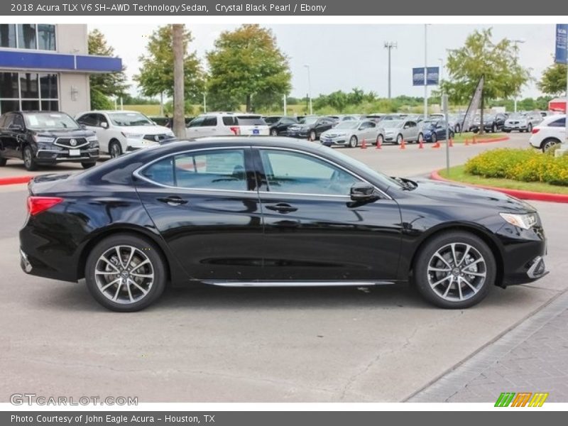 Crystal Black Pearl / Ebony 2018 Acura TLX V6 SH-AWD Technology Sedan