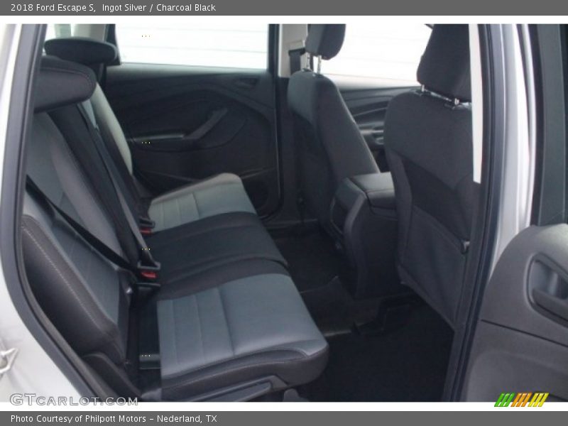 Ingot Silver / Charcoal Black 2018 Ford Escape S