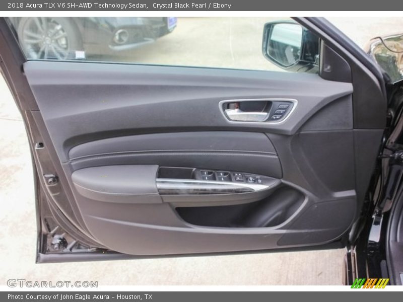 Crystal Black Pearl / Ebony 2018 Acura TLX V6 SH-AWD Technology Sedan