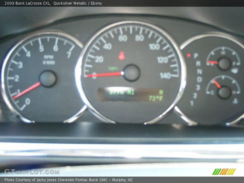 Quicksilver Metallic / Ebony 2009 Buick LaCrosse CXL