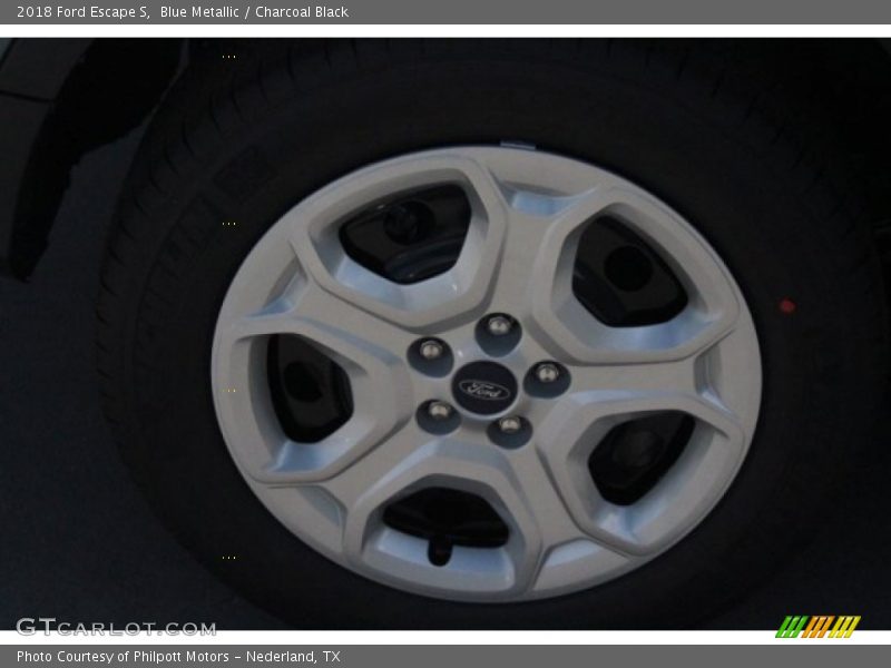 Blue Metallic / Charcoal Black 2018 Ford Escape S