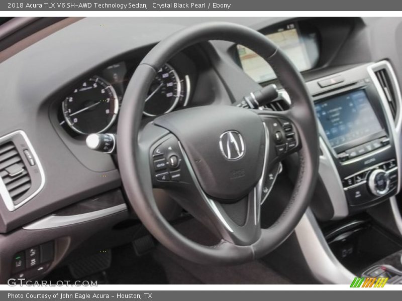 Crystal Black Pearl / Ebony 2018 Acura TLX V6 SH-AWD Technology Sedan