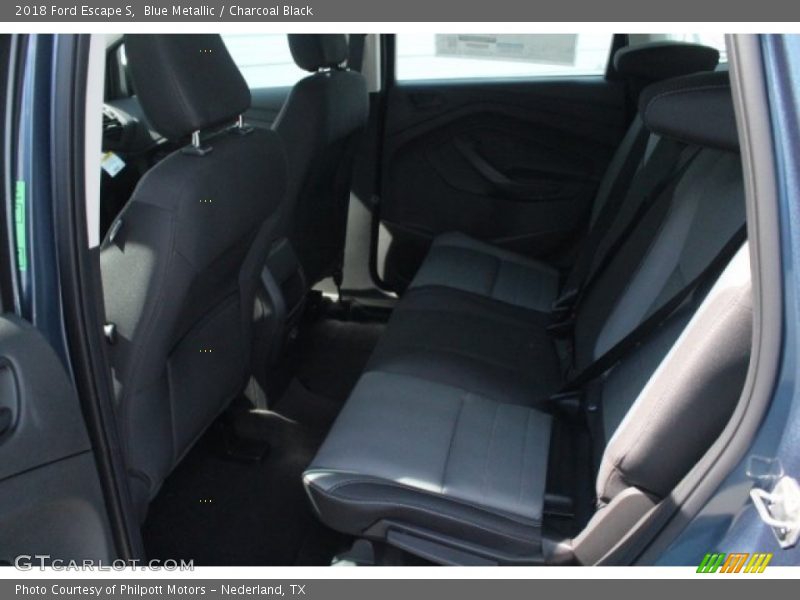 Blue Metallic / Charcoal Black 2018 Ford Escape S
