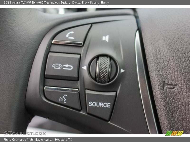 Crystal Black Pearl / Ebony 2018 Acura TLX V6 SH-AWD Technology Sedan