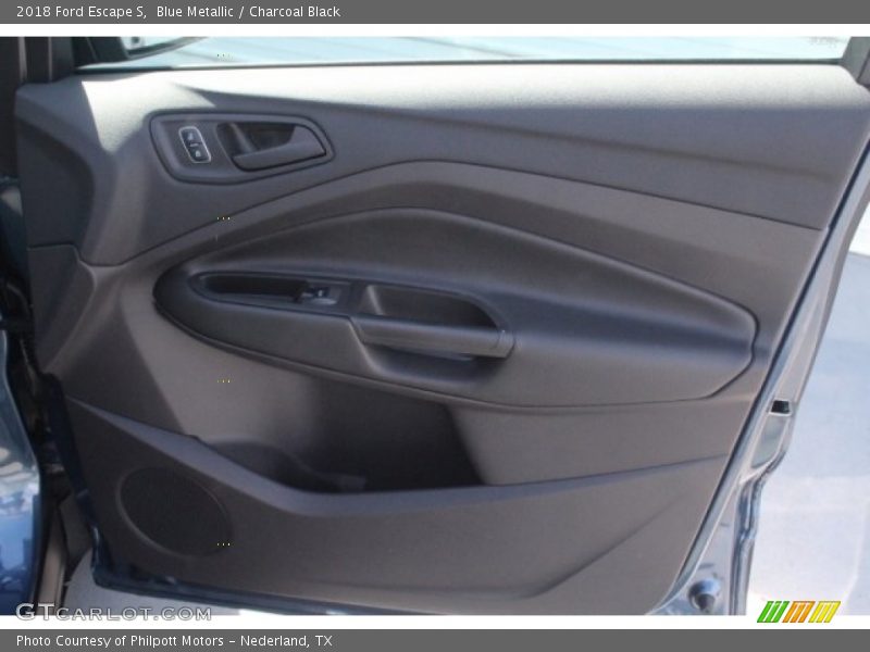 Blue Metallic / Charcoal Black 2018 Ford Escape S