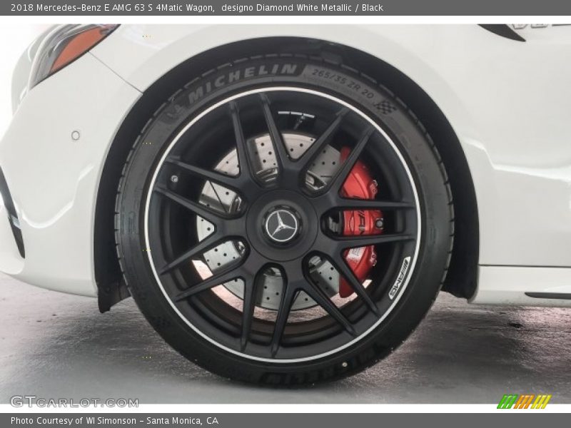 designo Diamond White Metallic / Black 2018 Mercedes-Benz E AMG 63 S 4Matic Wagon