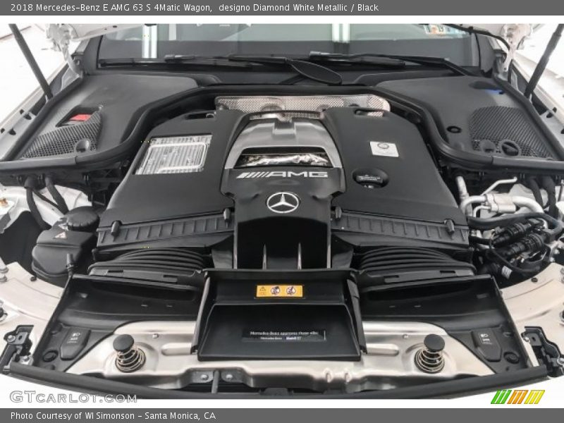 designo Diamond White Metallic / Black 2018 Mercedes-Benz E AMG 63 S 4Matic Wagon
