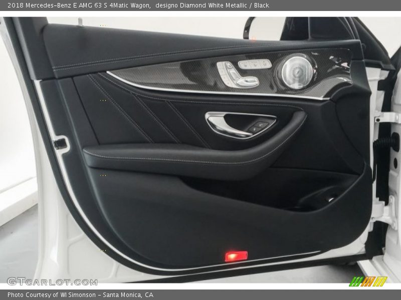 designo Diamond White Metallic / Black 2018 Mercedes-Benz E AMG 63 S 4Matic Wagon
