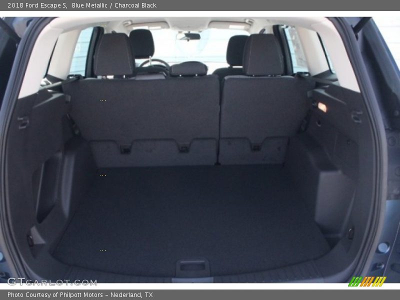 Blue Metallic / Charcoal Black 2018 Ford Escape S