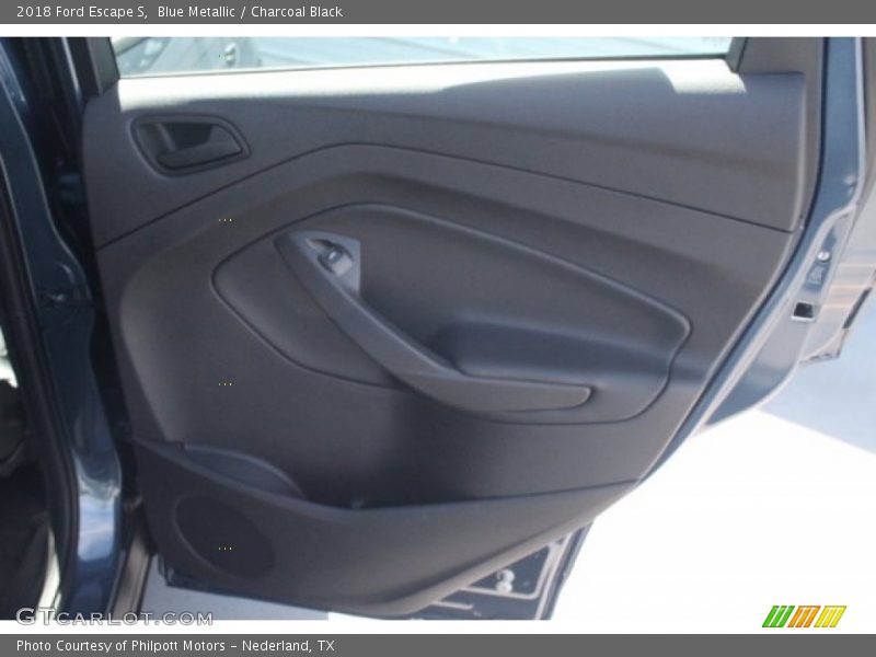 Blue Metallic / Charcoal Black 2018 Ford Escape S
