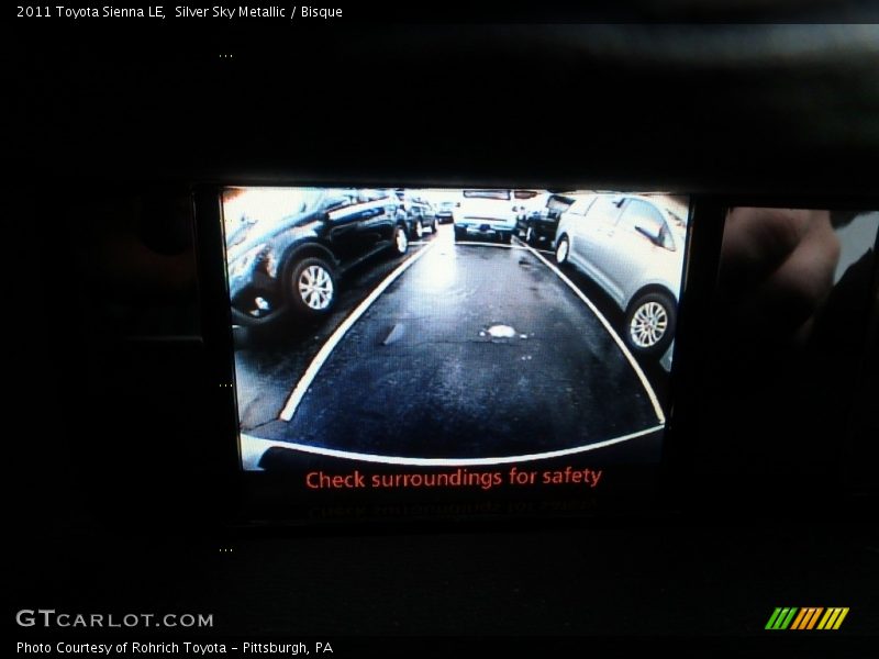 Silver Sky Metallic / Bisque 2011 Toyota Sienna LE