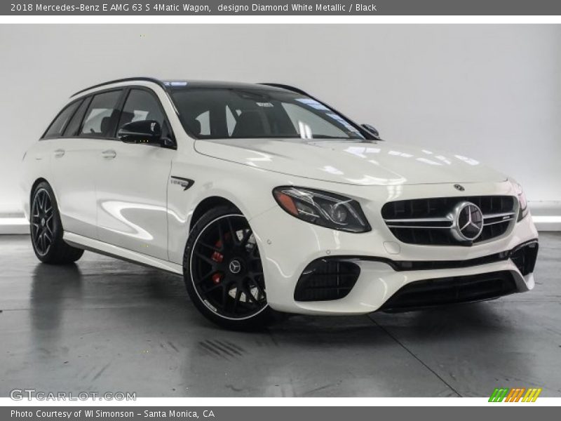 Front 3/4 View of 2018 E AMG 63 S 4Matic Wagon