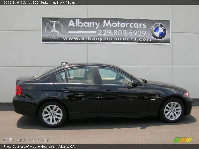 Jet Black / Beige 2006 BMW 3 Series 325i Sedan