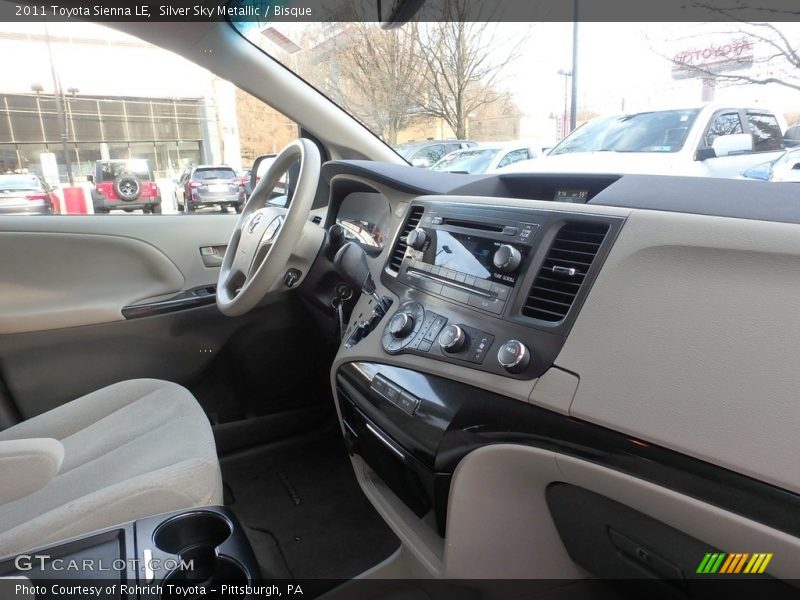 Silver Sky Metallic / Bisque 2011 Toyota Sienna LE