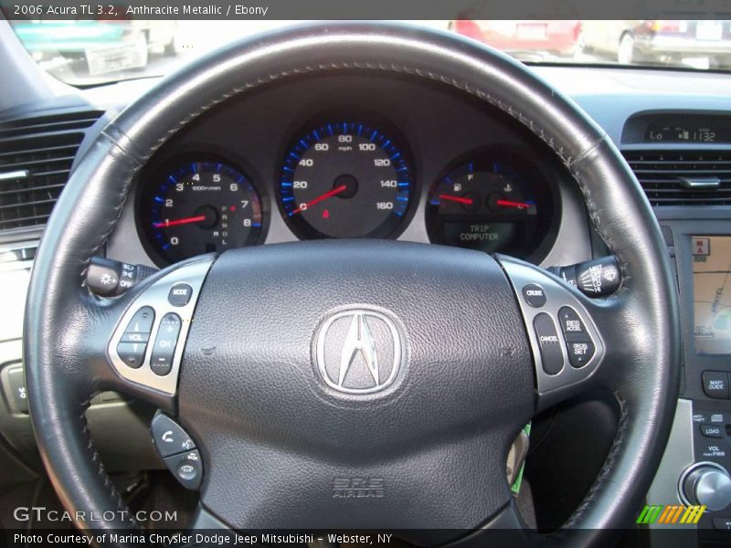 Anthracite Metallic / Ebony 2006 Acura TL 3.2