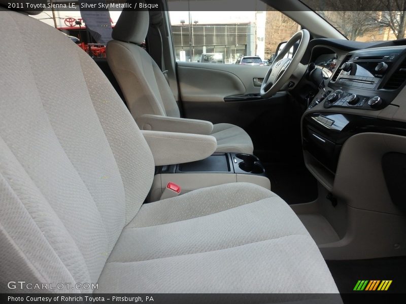 Silver Sky Metallic / Bisque 2011 Toyota Sienna LE