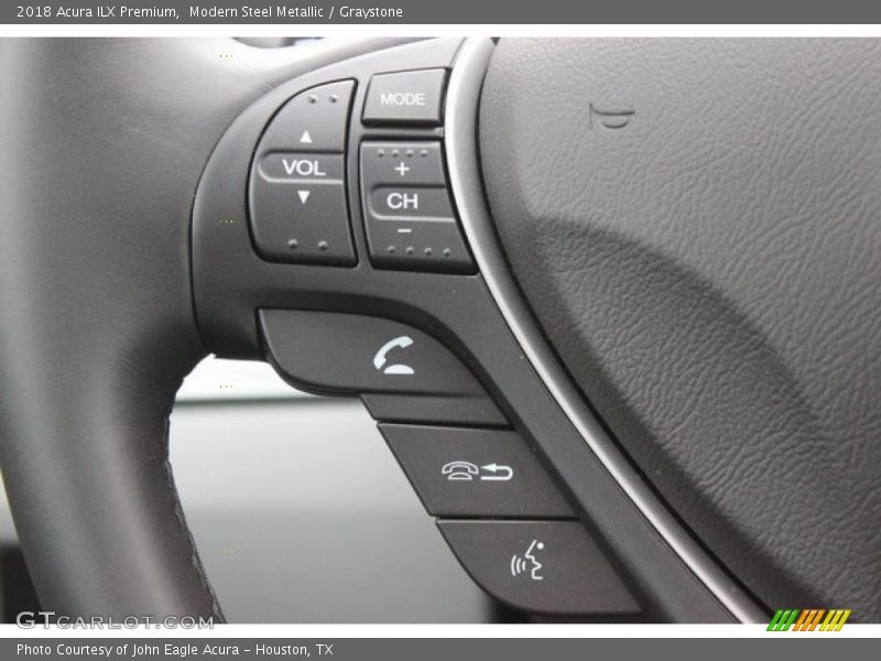 Modern Steel Metallic / Graystone 2018 Acura ILX Premium