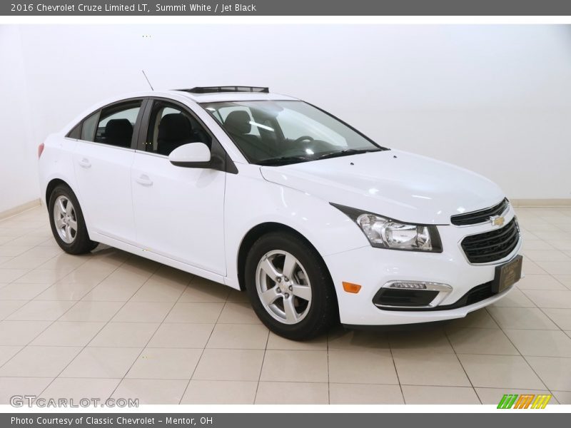 Summit White / Jet Black 2016 Chevrolet Cruze Limited LT