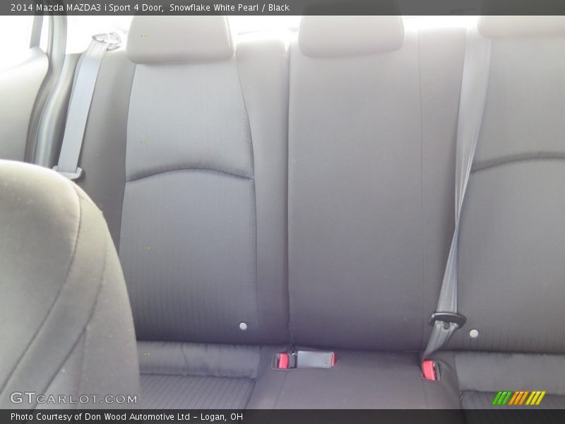 Snowflake White Pearl / Black 2014 Mazda MAZDA3 i Sport 4 Door