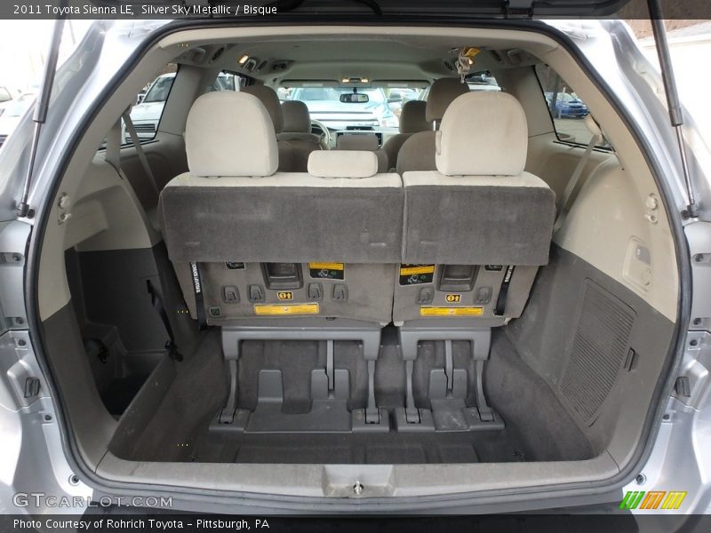 Silver Sky Metallic / Bisque 2011 Toyota Sienna LE