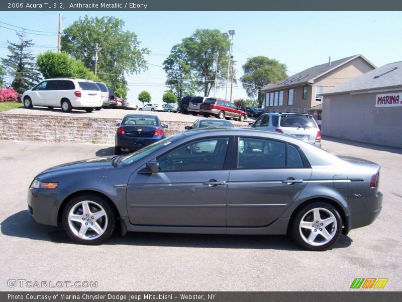 Anthracite Metallic / Ebony 2006 Acura TL 3.2