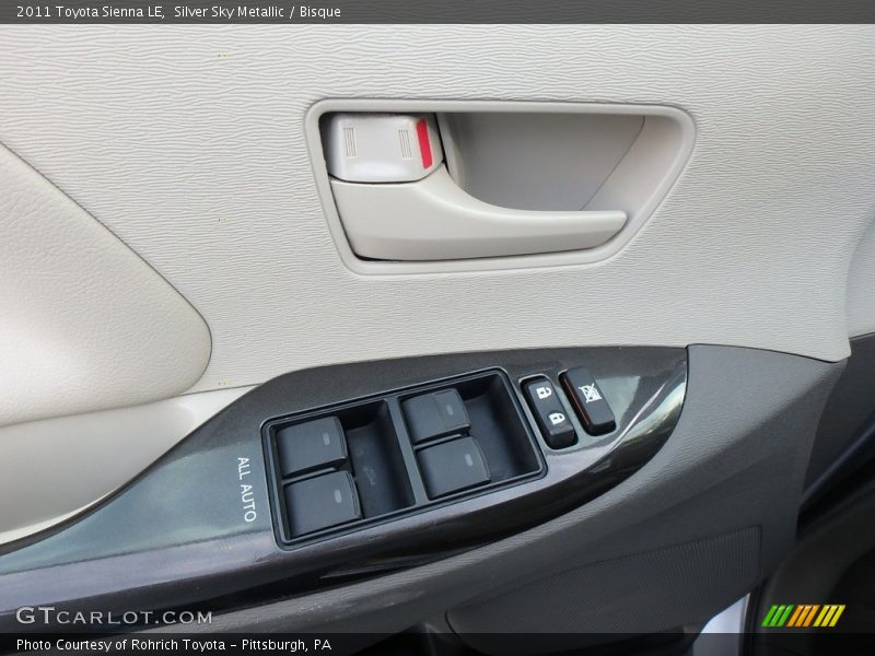 Silver Sky Metallic / Bisque 2011 Toyota Sienna LE